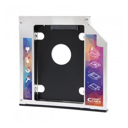 Adaptador de disco rígido nanofio de 7,0 mm para unidade óptica de laptop de 9,5 mm