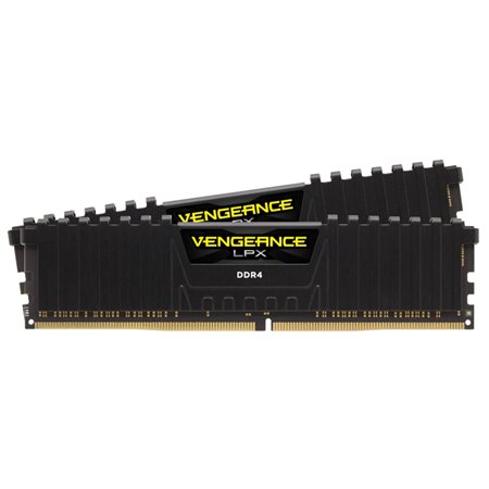 Memória ram ddr4 32gb kit 2x16 corsair vengeance lpx - pc4 - 28800 - 3600mhz - c18 preto