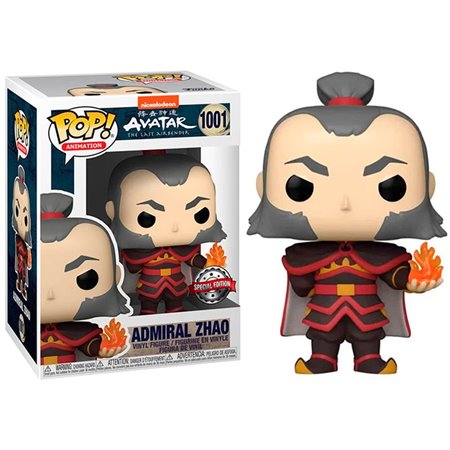 Funko Pop Animation Avatar O Último Mestre do Ar O Último Mestre do Ar Almirante Zhao com Bola de Fogo Edição Especial 56965