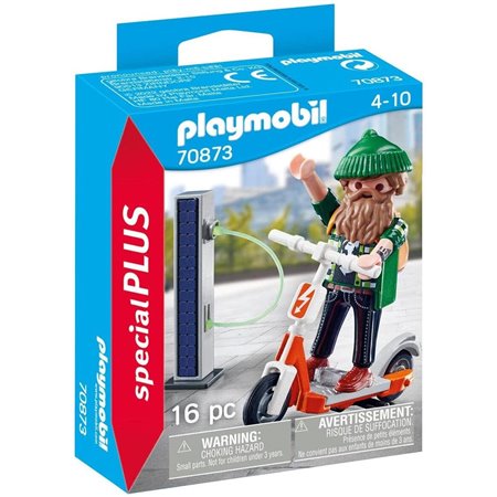 Playmobil hipster com e-scooter