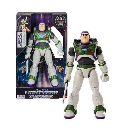 Mattel figura buzz lightyear com luz e som 30 cm