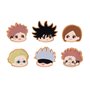 Sortimento 6 figuras megahouse jujutsu kaisen charm confeitaria