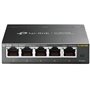 Switch 5 portas 10 - 100 - 1000 tp - link cinza