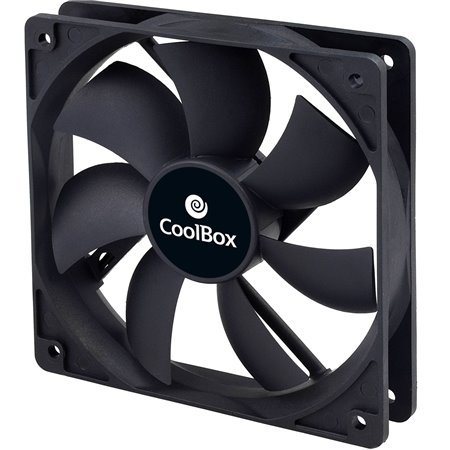 Coolbox ventilador auxiliar 12cm - 3 a 4 pinos - 1500rpm - cor preta