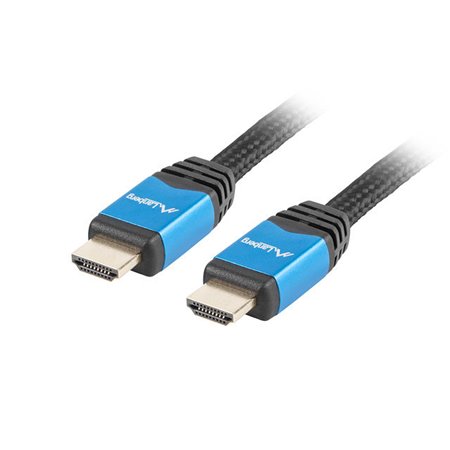 Lanberg cabo HDMI macho - macho v2.0 cu 4k premium 1m preto