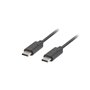 Cabo 2.0 lanberg usb tipo c macho - usb tipo c macho 1m preto