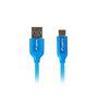 Lanberg usb 2.0 cabo macho - usb tipo c macho carga rápida 3.0 0,5m azul