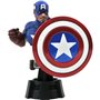 Figura Busto Diamond Select Toys Marvel Animated Capitão América Escala 1 - 7 Resina