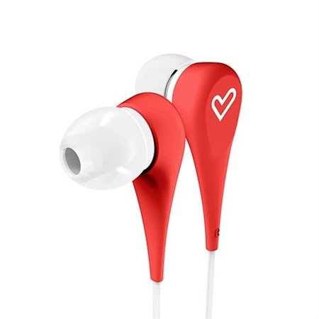 Fones de ouvido estilo micro energy sistem 1+ vermelho - ouvido - microfone - controle de voz - cabo plano