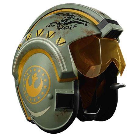 Réplica em escala 1:1 capacete eletrônico trapper wolf the mandalorian black series