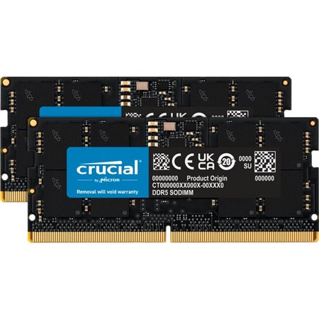 Memória RAM ddr5 32gb crucial - sodimm - 4800 mhz - pc5 38400 cl40