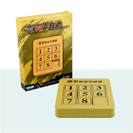 Qiyi fatia mini jogo de quebra-cabeça numérico magnético klotski