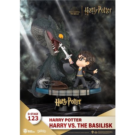 Figura reino da besta dstage harry potter e a câmara secreta harry vs basilico