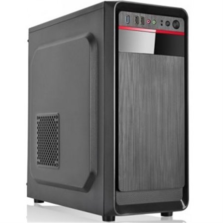 Gabinete de computador l-link atx kluster usb 3.0 com fonte de alimentação de 500w