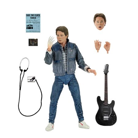 Neca figura de volta para o futuro ultimate marty mcfly 1985 audition figura de ação em escala de 18 cm de volta para o futuro