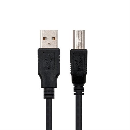 Cabo USB tipo a 2.0 para usb tipo b 2.0 nanocabo 3m preto macho - macho