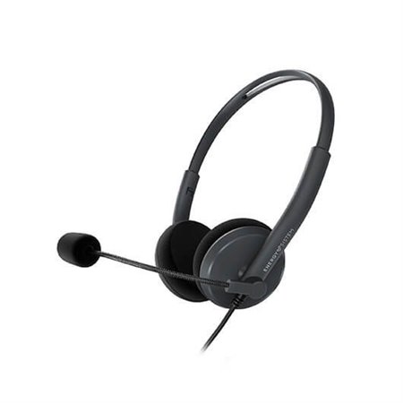 Fones de ouvido supraurais micro energy sistem office 2 antracite - 30mm - cabo de 150cm - conector de 3,5mm - antipop - 20hz