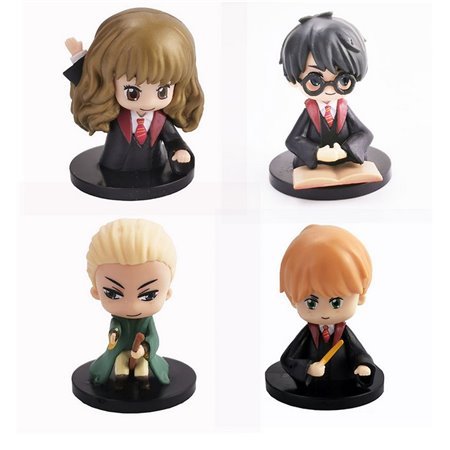 Figuras harry potter s2 conjunto 12 topper deluxe 5cm aleatório