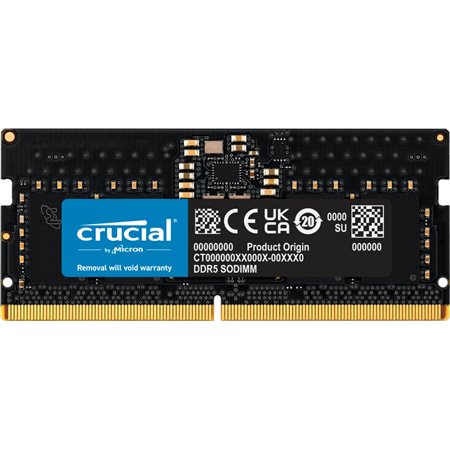 Memória RAM ddr5 8gb crucial - sodimm - 4800 mhz - pc5 38400 cl40