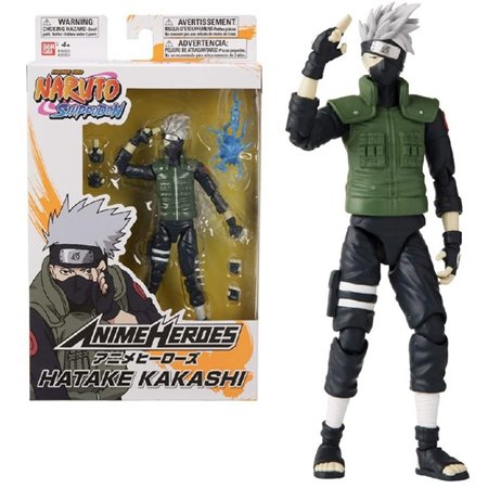 Figura bandai heróis de anime naruto hatake kakashi