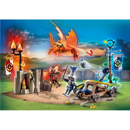 playmobil novelmore vs burnham raiders - zona de batalha