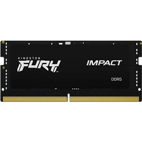 Memória ram ddr5 16gb kingston - sodimm - 5600mhz - pc5 44800 - fury impact - cl40 - 1.1v
