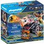 Playmobil piratas pirata com canhão