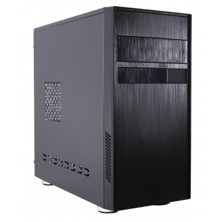 Gabinete Coolbox M - 670 Micro ATX USB 3.0 para computador de mesa + Fonte de alimentação preta básica de 500 W