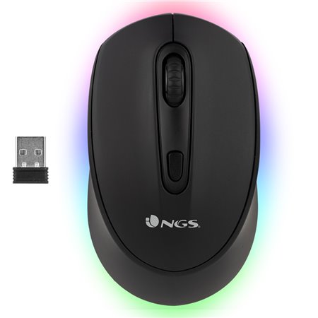 mouse multidispositivo sem fio recarregável ngs smog - rb