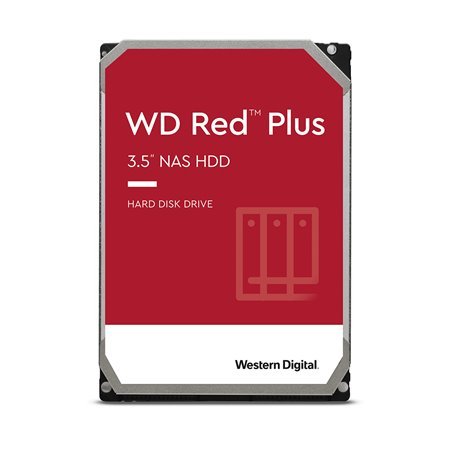 Disco rígido interno hdd wd western digital nas red plus wd120efbx 12 tb 3,5 polegadas 7200 rpm 256 mb