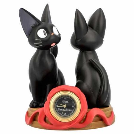 jiji gato relógio de mesa figura 11 cm nicky bruxa aprendiz studio ghibli