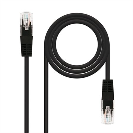 Patch cord cabo de rede utp cat.6 rj45 nanocabo 0,5 m preto