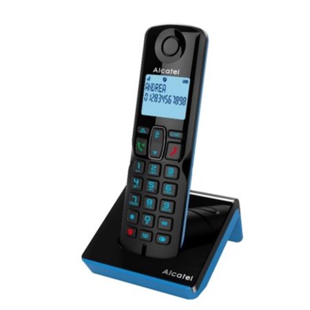 Alcatel s280 ovelha telefone fixo sem fio preto - azul