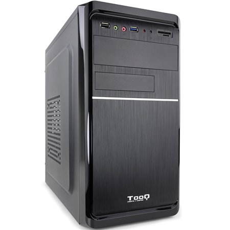 Gabinete minitorre Tooq tqc - 4735u3c - fonte de alimentação b micro atx mini itx atx 500w incluída