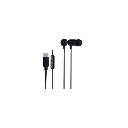 Fones de ouvido intra-auriculares Fonestar X3 - NC - Microfone - USB Tipo C - Preto