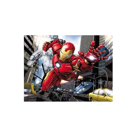 Quebra-cabeça lenticular prime 3d marvel iron - homem 500 peças