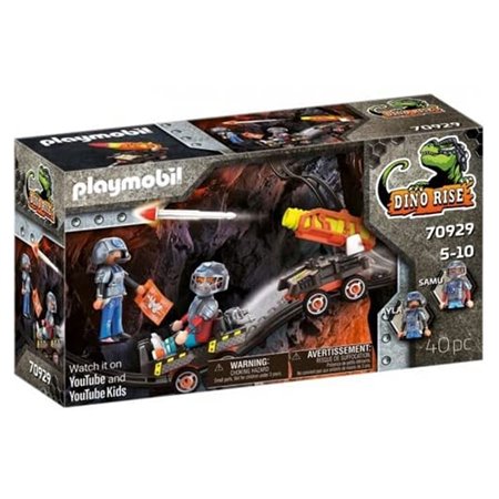 Playmobil dino mine carro foguete