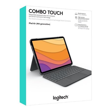 Logitech Combo Touch Case com teclado para iPad Air 10,9 polegadas 4ª geração