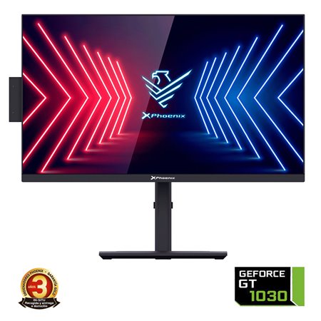 PC All in One AIO Phoenix Unity 1030G 24 polegadas FHD Computador - Intel i3 10105 Nvidia GTX 1030 - 8 GB DDR4 Crucial - 480 GB 