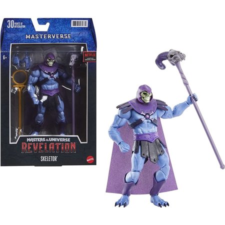 Esqueleto Mattel Masters of the Universe Revelação 18 cm