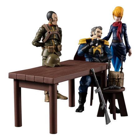 Figures megahouse gmg mobile suit gundam principity of zeon team ramba ral set