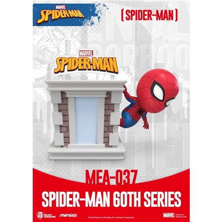 Mini figura ovo ataque marvel spider - homem japonês série de 60 anos