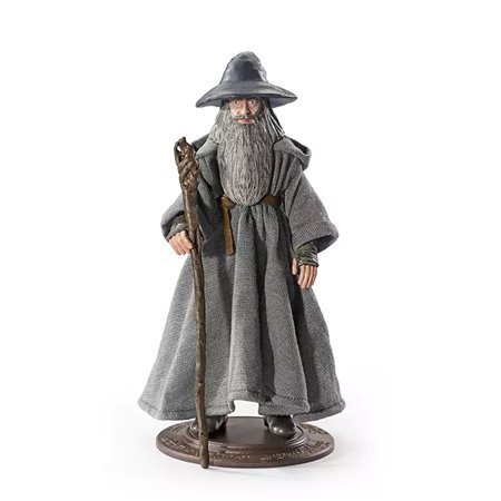 Figura a coleção nobre bendyfigs o senhor dos anéis gandalf