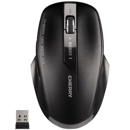 Mouse mouse cherry wireless mw 2310 usb 5 botões preto