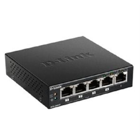 Switch 5 portas 10 - 100 - 100 poe 60w d-link