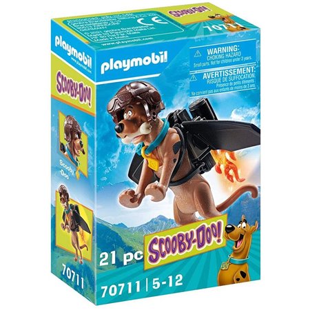 Playmobil Scooby-doo! figura colecionável piloto