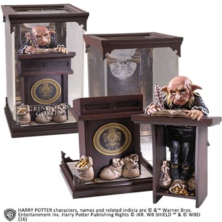 Figura a coleção nobre harry potter criaturas mágicas goblin de gringotts