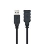 Cabo usb(a) 3.0 para usb(a) 3.0 nanocabo 2m preto macho - fêmea