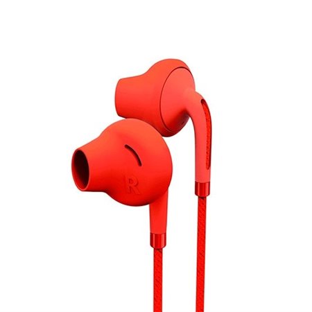 Fones de ouvido micro energy sistem style 2+ raspberry in - ear - graves profundos - micro - conversa de controle