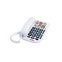 Telefone fixo com cabo alcatel tmax10 fr branco